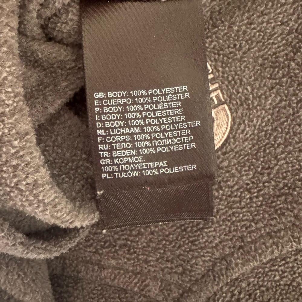 The North Face Heathered Gray 1/4 Zip Fleece Pullover - Women’s Large - Picture 4 of 6